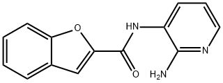 2-Benzofurancarboxamide,N-(2-amino-3-pyridinyl)-(9CI) Struktur