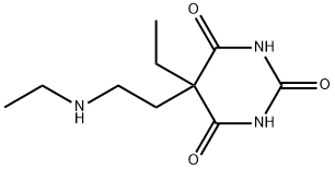 2,4,6(1H,3H,5H)-Pyrimidinetrione,5-ethyl-5-[2-(ethylamino)ethyl]-(9CI) Struktur