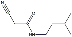 2-cyano-N-(3-methylbutyl)acetamide Struktur