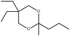 1,3-Dioxane,5,5-diethyl-2-methyl-2-propyl-(9CI) Struktur