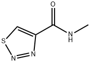 1,2,3-Thiadiazole-4-carboxamide,N-methyl-(9CI) Struktur