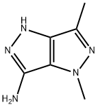 Pyrazolo[4,3-c]pyrazol-3-amine,  1,4-dihydro-4,6-dimethyl- Struktur