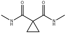 1,1-Cyclopropanedicarboxamide,N,N-dimethyl-(9CI) Struktur