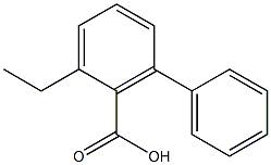 [1,1-Biphenyl]-2-carboxylicacid,3-ethyl-(9CI) Struktur