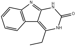 2H-Pyrimido[4,5-b]indol-2-one,4-ethyl-1,3-dihydro-(9CI) Struktur