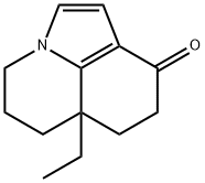 9H-Pyrrolo[3,2,1-ij]quinolin-9-one,6a-ethyl-4,5,6,6a,7,8-hexahydro-(9CI) Struktur