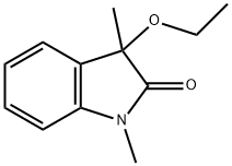 2H-Indol-2-one,3-ethoxy-1,3-dihydro-1,3-dimethyl-(9CI) Struktur