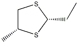 2β-Ethyl-4β-methyl-1,3-dithiolane Struktur