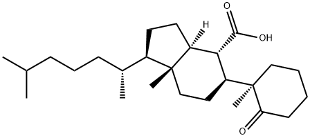 B-Nor-1-oxo-5,6-secocholestan-6-oic acid Struktur