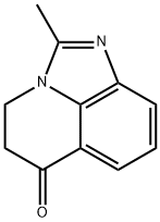 6H-Imidazo[4,5,1-ij]quinolin-6-one,4,5-dihydro-2-methyl-(9CI) Struktur