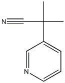 3-Pyridineacetonitrile,alpha,alpha-dimethyl-(9CI) Struktur