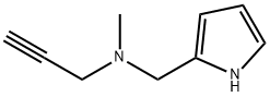 1H-Pyrrole-2-methanamine,N-methyl-N-2-propynyl-(9CI) Struktur