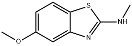 2-Benzothiazolamine,5-methoxy-N-methyl-(9CI) Struktur