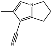 1H-Pyrrolizine-7-carbonitrile,2,3-dihydro-6-methyl-(9CI) Struktur