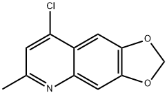 8-chloro-6-methyl[1,3]dioxolo[4,5-g]quinoline(SALTDATA: FREE) Struktur