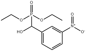 α-Hydroxy-3-nitrobenzylphosphonic acid diethyl ester Struktur