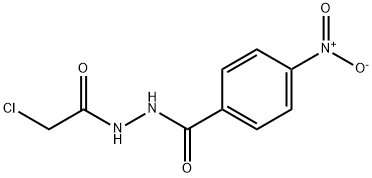 N''-(CHLOROACETYL)-4-NITROBENZOHYDRAZIDE Struktur