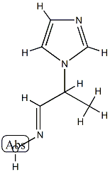 1H-Imidazole-1-acetaldehyde,alpha-methyl-,oxime,[C(E)]-(9CI) Struktur