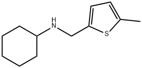 N-[(5-methylthiophen-2-yl)methyl]cyclohexanamine Struktur