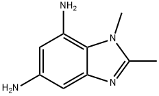 1H-Benzimidazole-5,7-diamine,1,2-dimethyl-(9CI) Struktur