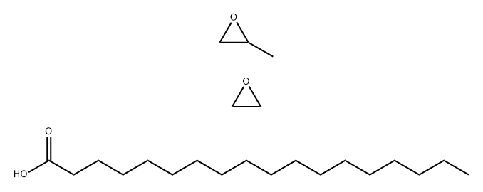 Oxirane, methyl-, polymer with oxirane, octadecanoate Struktur