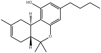 butyl-delta(8)-tetrahydrocannabinol Struktur