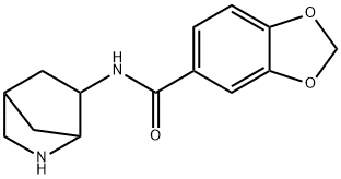 1,3-Benzodioxole-5-carboxamide,N-2-azabicyclo[2.2.1]hept-6-yl-(9CI) Struktur