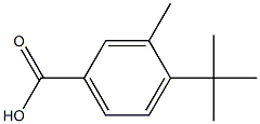 4-tert-butyl-3-methylbenzoic acid Struktur