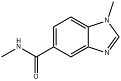 1H-Benzimidazole-5-carboxamide,N,1-dimethyl-(9CI) Struktur