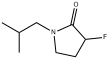 2-Pyrrolidinone,3-fluoro-1-(2-methylpropyl)-(9CI) Struktur