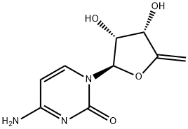 4',5'-Didehydro-5'-deoxycytidine Struktur