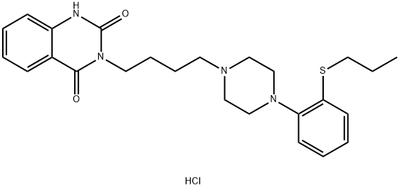 Tioperidone hydrochloride Struktur