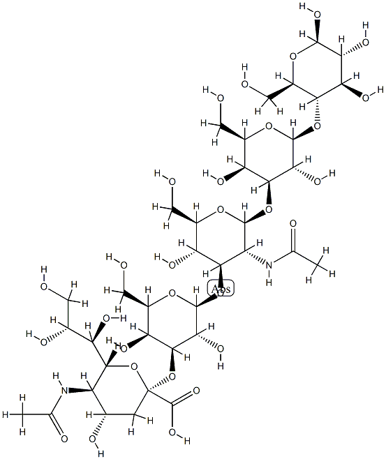 GM1-pentasaccharide Struktur