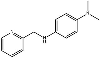 N,N-Dimethyl-N′-(2-pyridinylmethyl)-1,4-benzenediamine Struktur