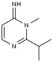 4(3H)-Pyrimidinimine,3-methyl-2-(1-methylethyl)-(9CI) Struktur