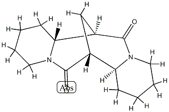 10,17-dioxosparteine Struktur