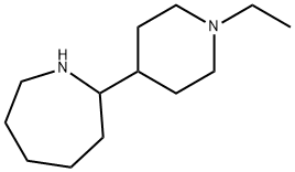 1H-Azepine,2-(1-ethyl-4-piperidinyl)hexahydro-(9CI) Struktur