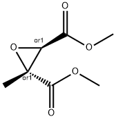 2,3-Oxiranedicarboxylic acid, 2-Methyl-, diMethyl ester,(2R,3R)-rel- Struktur