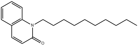 2(1H)-Quinolinone,1-decyl-(9CI) Struktur