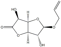 ba-D-Glucofuranosiduronic acid, 2-propenyl, gamma-lactone (9CI) Struktur