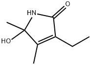 2-hydroxyhemopyrroline-5-one Struktur