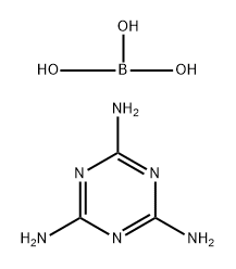 硼酸三聚氰胺, 53587-44-3, 結(jié)構(gòu)式