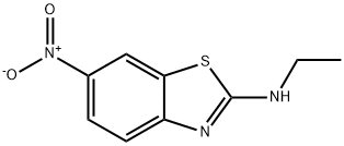 2-Benzothiazolamine,N-ethyl-6-nitro-(9CI) Struktur