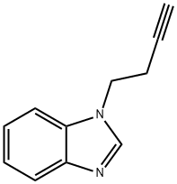 1H-Benzimidazole,1-(3-butynyl)-(9CI) Struktur