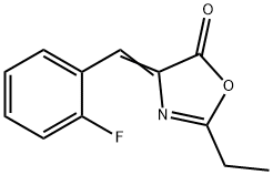 5(4H)-Oxazolone,2-ethyl-4-[(2-fluorophenyl)methylene]-(9CI) Struktur