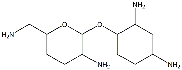 [(1S)-2β,4β-Diaminocyclohexyl]2,6-diamino-2,3,4,6-tetradeoxy-α-D-erythro-hexopyranoside Struktur