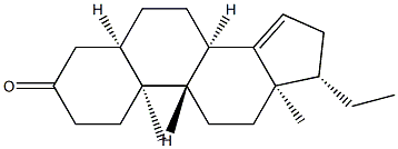 5β-Pregn-14-en-3-one Struktur