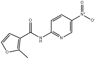 3-Furancarboxamide,2-methyl-N-(5-nitro-2-pyridinyl)-(9CI) Struktur