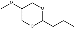 1,3-Dioxane,5-methoxy-2-propyl-(9CI) Struktur