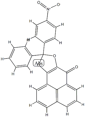 9-(4-Nitrophenyl)-9-phenyl-7H-phenaleno[1,2-d][1,3]dioxol-7-one Struktur